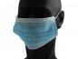 Preview: 50 Stk. 3-lagig Mundschutz Maske Gesichtsmaske Hygienemaske Einweg blau