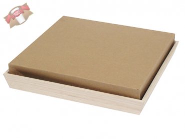 100 Stk. Karton Deckel für Holztablet 310x310 mm Bio
