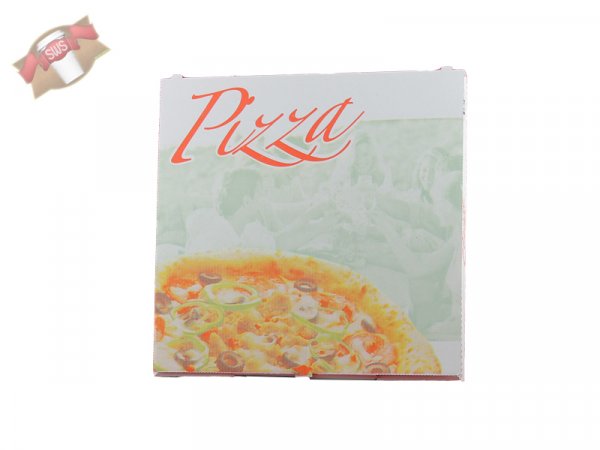 200 Stk. Pizzakartons Pizzaschachtel 24 cm weiß