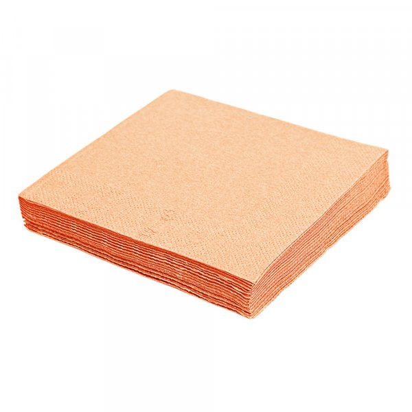 250 Stk. Servietten 33x33 cm 3-lagig 1/4 apricot