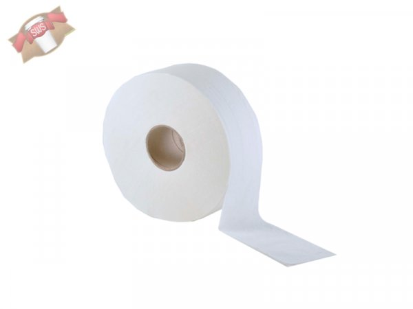 6 Rollen Jumbo Toilettenpapier 2 lagig weiß Toilette WC Zellstoffpapier