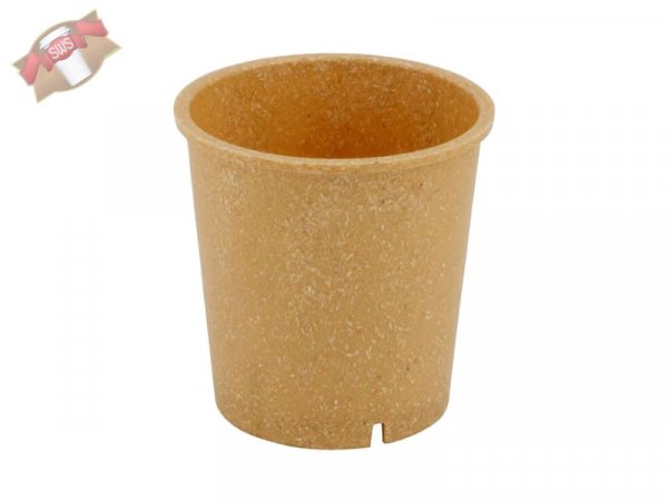 60 Stk. Becher Feinkost Suppenbecher Mehrweg-Becher 400 ml Ø 95 mm H 99 mm braun