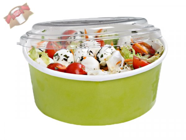 360 Stk. To Go-Becher Suppe/Salat "Buckaty" rund grün 900 ml