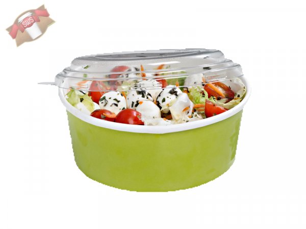 360 Stk. To Go-Becher Suppe/Salat "Buckaty" rund grün 700 ml